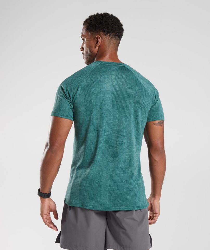 Men's Gymshark Apex T-Shirts Green | NZ 1RAFBD